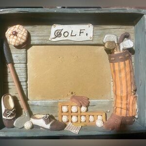 Golf Themed Decorative Picture Frame